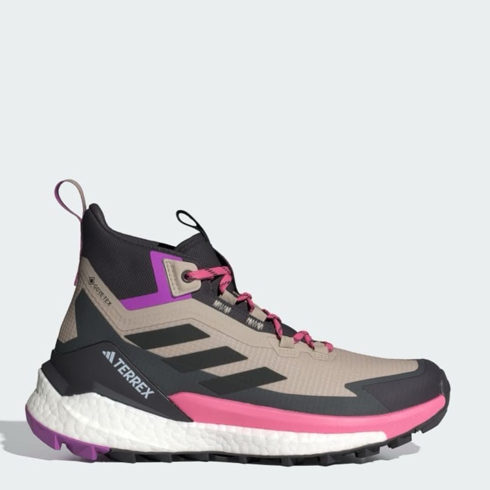 Adidas Terrex Free Hiker 2 Gtx Beige / Pink Fusion / Black Hiking Shoes - Picture 6 of 6